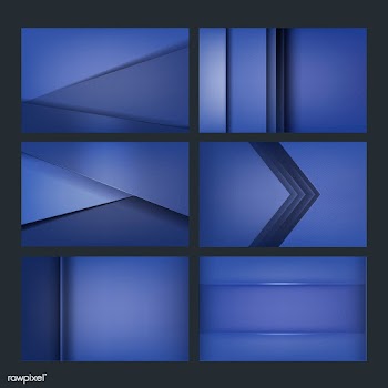 Set of background designs in blue | Free stock vector - 489878
