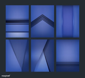 Set of background designs in blue | Free stock vector - 490005