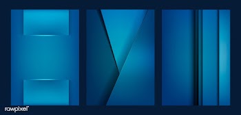 Set of background designs in blue | Free stock vector - 490055