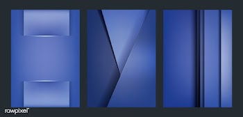 Set of background designs in blue | Free stock vector - 490061