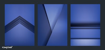 Set of background designs in blue | Free stock vector - 490243