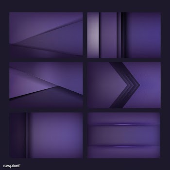 Set of background designs in deep purple | Free stock vector - 489950