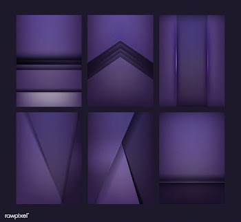 Set of background designs in deep purple | Free stock vector - 489982