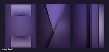Set of background designs in deep purple | Free stock vector - 490100