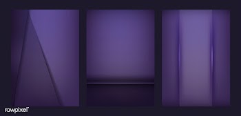 Set of background designs in deep purple | Free stock vector - 490192