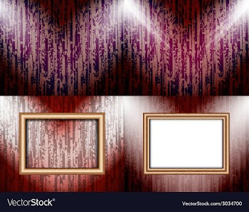 Set of Background with frames and spotlights vector image