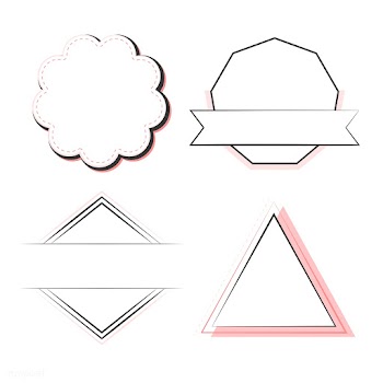 Set of badges and emblems vector | Free stock vector - 494718