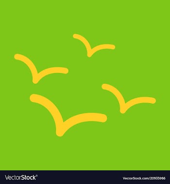 Set of beautiful seagulls in a flat style vector image