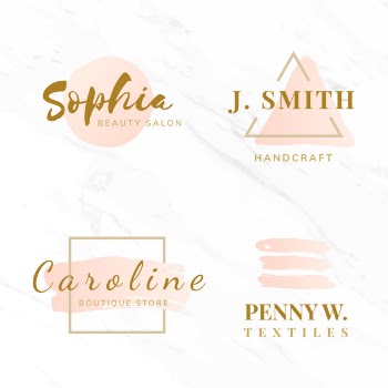 Set of beauty and fashion logo design vectors Free Vector