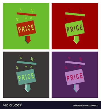 Set of big sale banner ribbon vector image