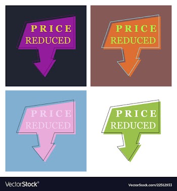 Set of big sale banner ribbon vector image