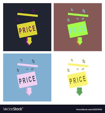 Set of big sale banner ribbon vector image