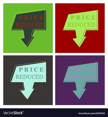 Set of big sale banner ribbon vector image