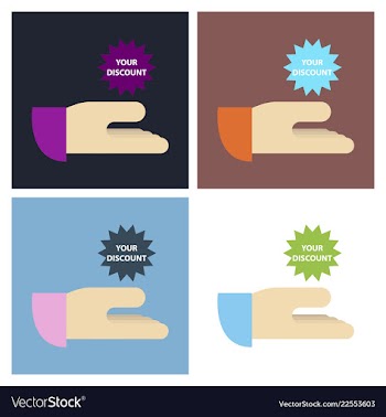Set of big sale banner ribbon vector image