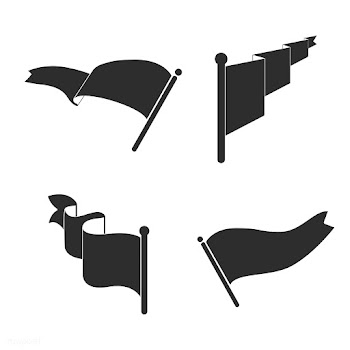 Set of black flag vectors | Free stock vector - 543159