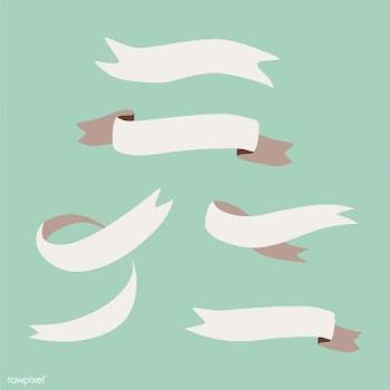 Set of blank ribbons vector | Free stock vector - 516593