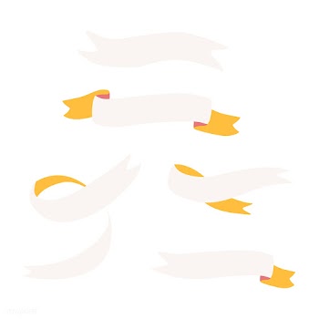 Set of blank ribbons vector | Free stock vector - 516594