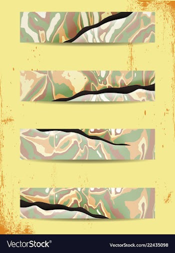 Set of bright watercolor stains vector image