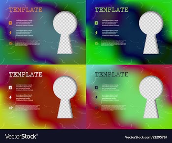 Set of brochure design brochure template creative vector image