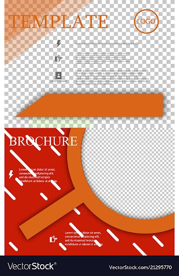 Set of brochure design brochure template creative vector image