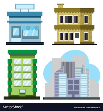set of building