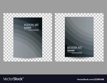 Set of business brochure flyer banner design vector image
