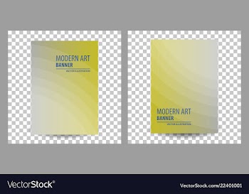 Set of business brochure flyer banner design vector image