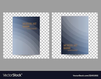 Set of business brochure flyer banner design vector image