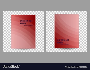Set of business brochure flyer banner design vector image