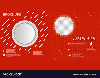 Set of business brochure flyer design layout vector image