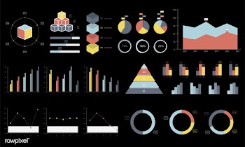 Set of business graphs and charts | Free stock vector - 77922