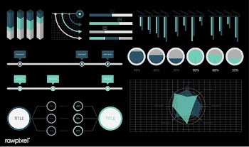 Set of business graphs and charts | Free stock vector - 77923