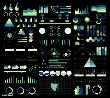 Set of business graphs and charts | Free stock vector - 77946