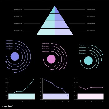 Set of business graphs and charts | Free stock vector - 77962