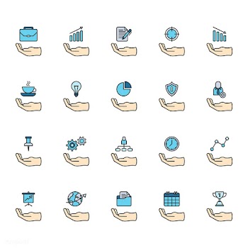 Set of business icons | Free stock vector - 297218