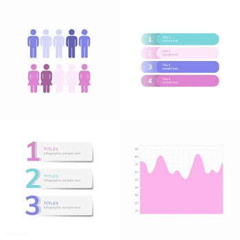 Set of business infograph vectors | Free stock vector - 495503