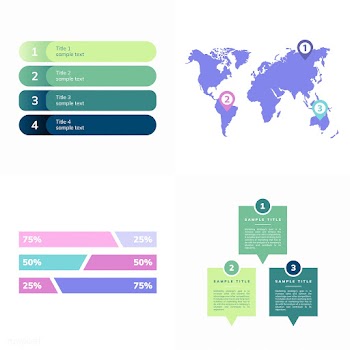 Set of business infograph vectors | Free stock vector - 495553