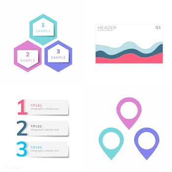 Set of business infograph vectors | Free stock vector - 495556