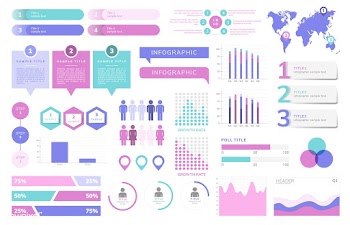 Set of business infograph vectors | Free stock vector - 495591