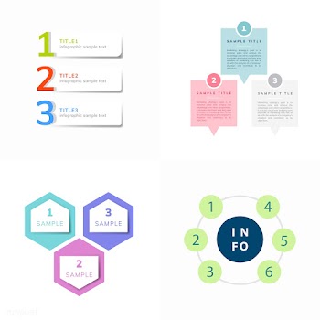 Set of business infograph vectors | Free stock vector - 495630