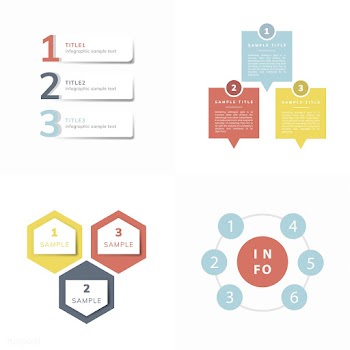 Set of business infograph vectors | Free stock vector - 495634