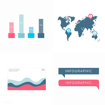 Set of business infograph vectors | Free stock vector - 495637