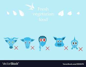 Set of butchery logo templates farm animals vector image