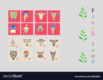 Set of butchery logo templates farm animals vector image