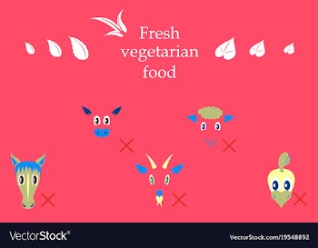 Set of butchery logo templates farm animals vector image