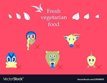 Set of butchery logo templates farm animals vector image