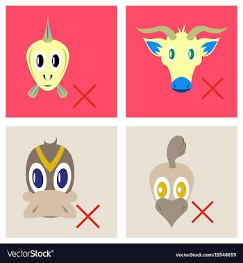 Set of butchery logo templates farm animals vector image
