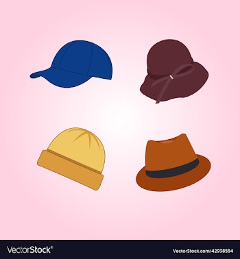 set of cap hat
