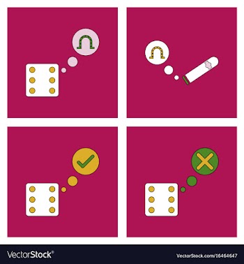 Set of casino gamble icons on backgrounds vector image