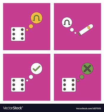 Set of casino gamble icons on backgrounds vector image